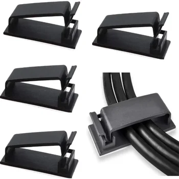 Kabelbefestigungsclip, Kabel-Draht-Sortierschnalle, Chassis-Organizer, 19 x 47 cm, Schwarz-Weiß-Organizer