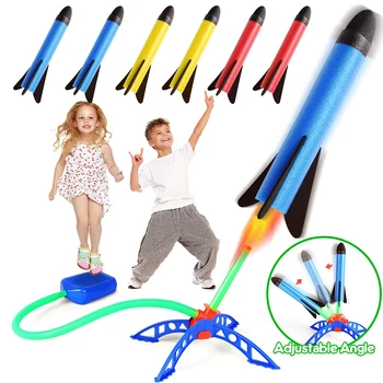 Air Rocket Fußpumpe Launcher Outdoor Air Pressing Pedal Soaring Rocket Toy Kids Game Suit Jumping Sport Game