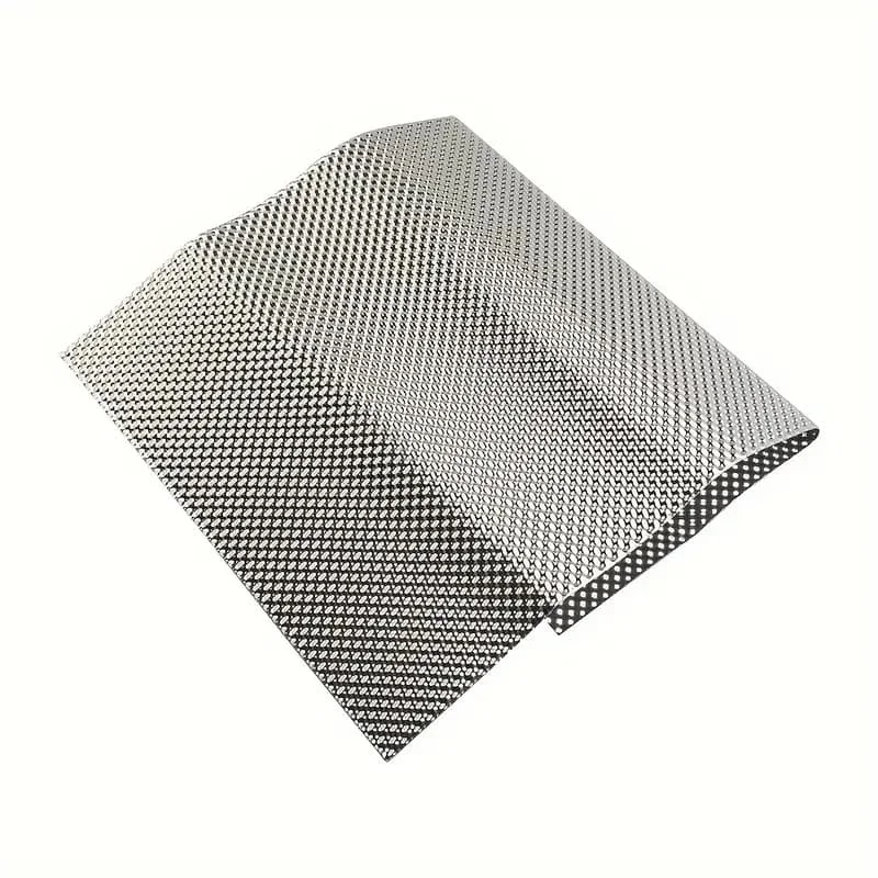 300X500mm Auspuff Hitzeschild Abgaskrümmer Geprägtes Aluminium – Bild 3