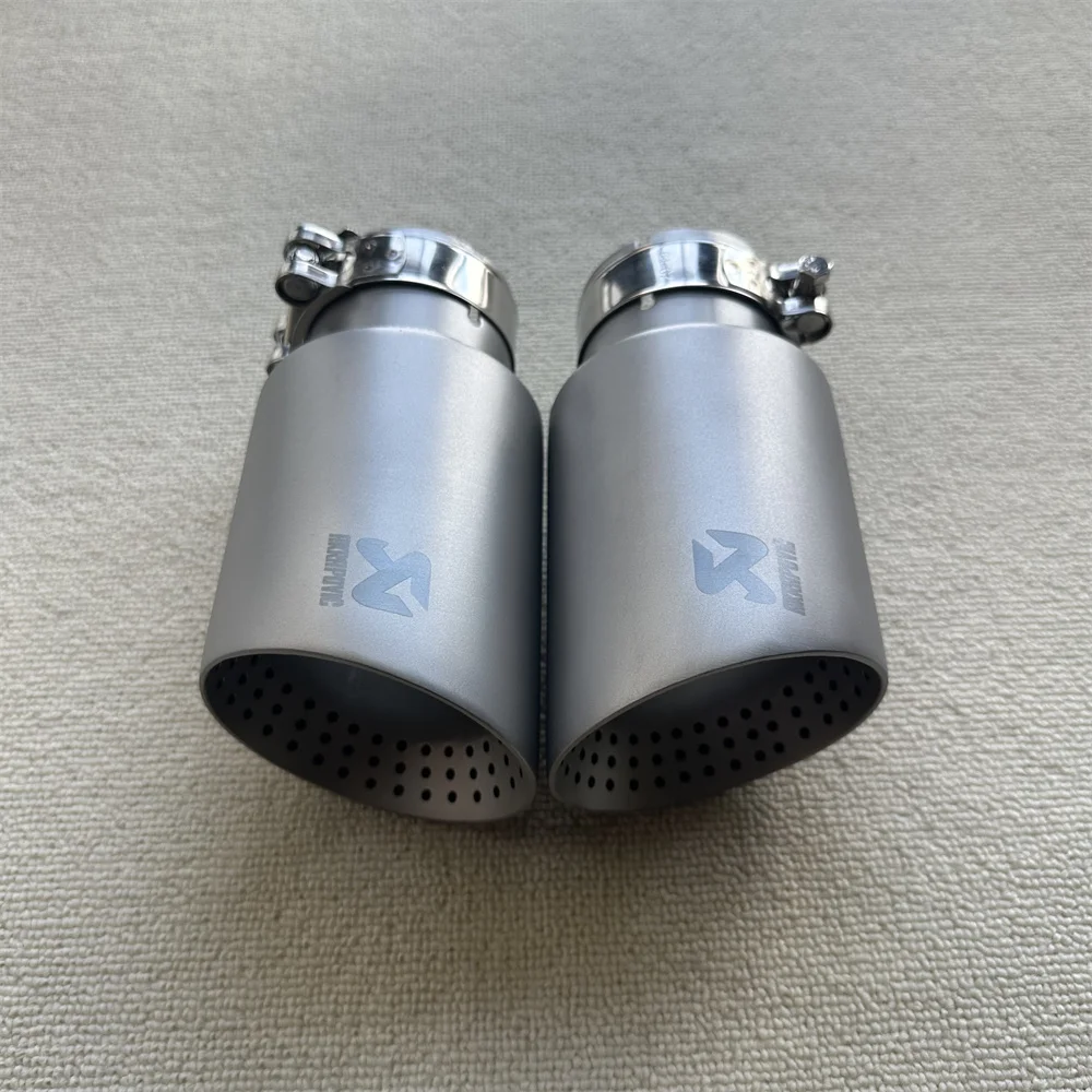 Auspuff Tipps Matte Edelstahl Auto Auspuff Tipps Endrohr Auspuff – Bild 6