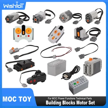 Technische MOC-Leistungsfunktionen, Servoteile, Zug, Buggy, M-Motor, 8883, modifizierte IR-Fernbedienung