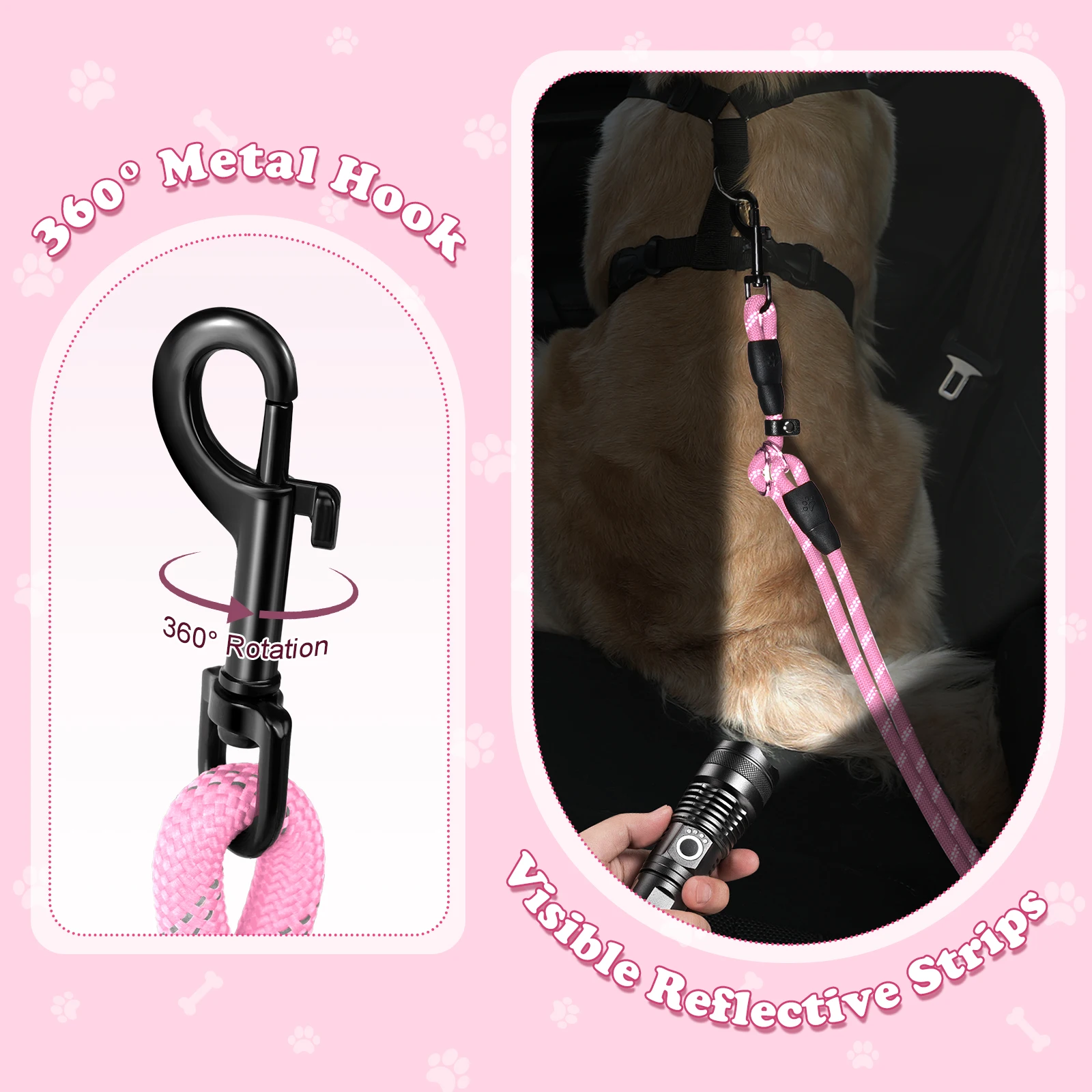 Auto-Sicherheitsgurt für Hunde, Hundesicherheitsgurt für Auto – Bild 3