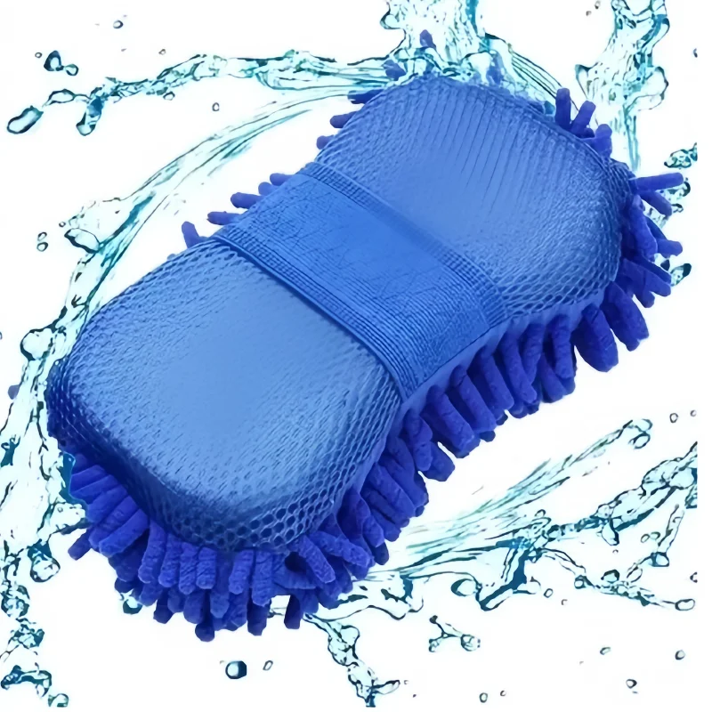 Auto Waschen Handschuh Mikrofaser Chenille Auto Waschen Schwamm Pflege Waschen Detaillierung Pinsel Pad