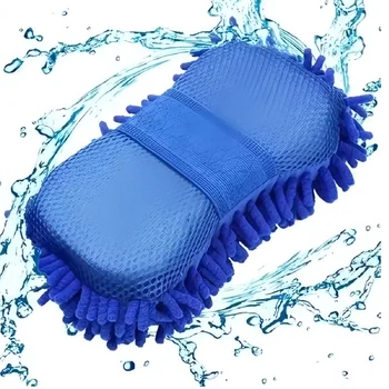 Auto Waschen Handschuh Mikrofaser Chenille Auto Waschen Schwamm Pflege Waschen Detaillierung Pinsel Pad
