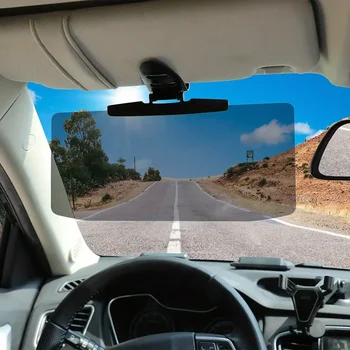 Ein im Auto montierter, blendfreier Spiegel, Anti-UV-Sonnenschutz für starkes Licht