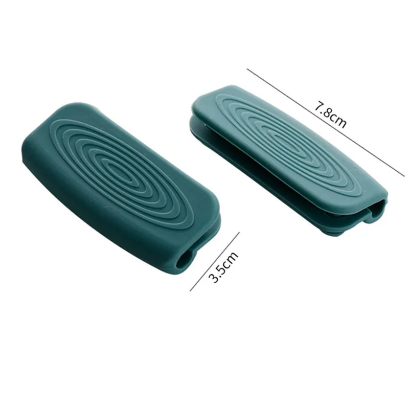 1 paar Silikon Griffe Anti-Verbrühungen Nicht-Slip SilicOne Topf Griff – Bild 6