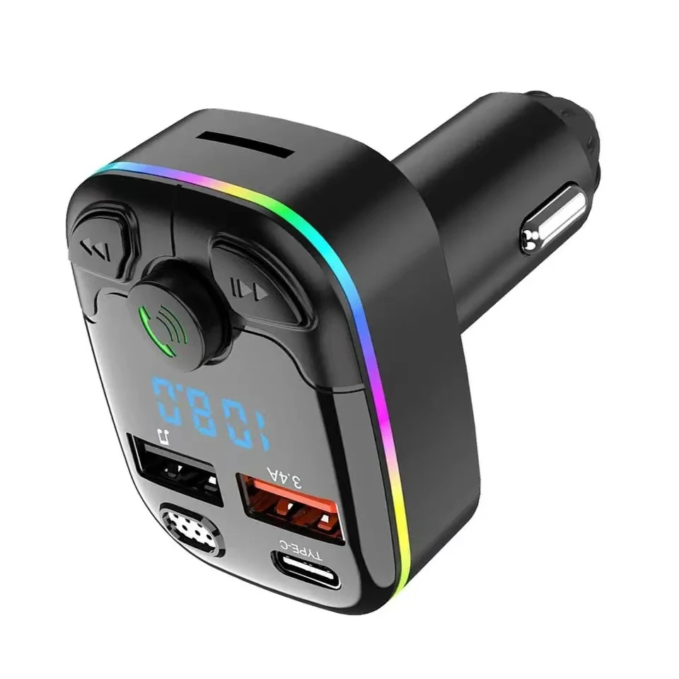 Autoladegerät FM-Transmitter Bluetooth 5.0 PD Typ-C Dual USB – Bild 5