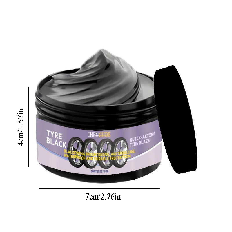 100 g Reifenpolier-Schutzpaste - langlebiger Auto-Glanzverstärker, der – Bild 6