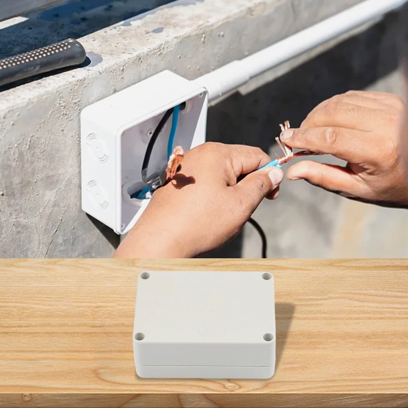 Elektronikgehäuse, ABS-Elektronik-Projektbox für den Innenbereich – Bild 2