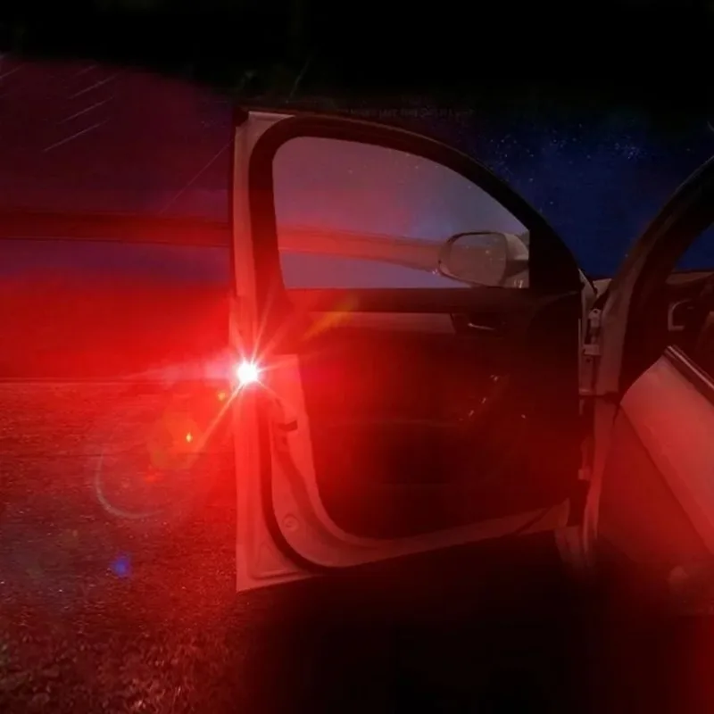 Auto Tür Licht Warnung Licht Anti Kollision Flash Rot (2 Stück) – Bild 2