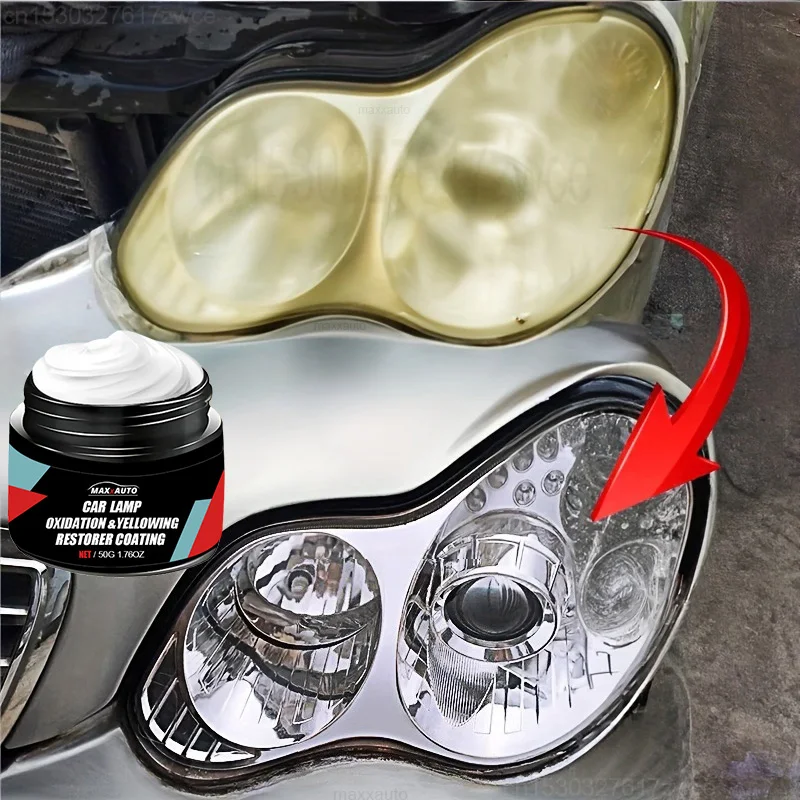Polierset zur Wiederherstellung der Autoscheinwerfer - Reparaturpaste für Kratzerentferner