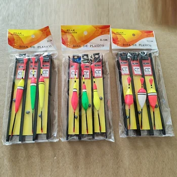 Anfängerfreundliches Angelposen-Set - Bobber-Rig mit flachem Wasser und aufrechten Schwimmern (3 Stück)