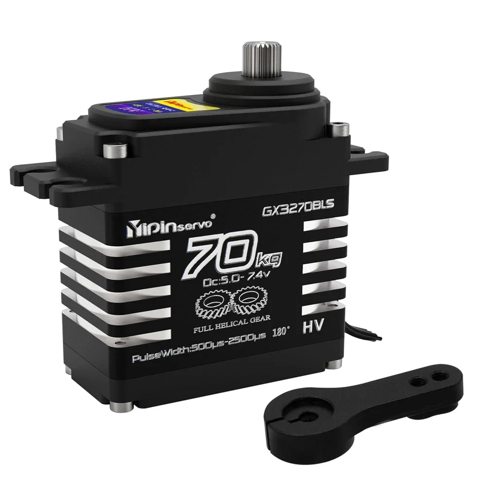 70 kg digitale Servos, großes Drehmoment, magnetische Induktion, 8,4 V, bürstenloser Motor