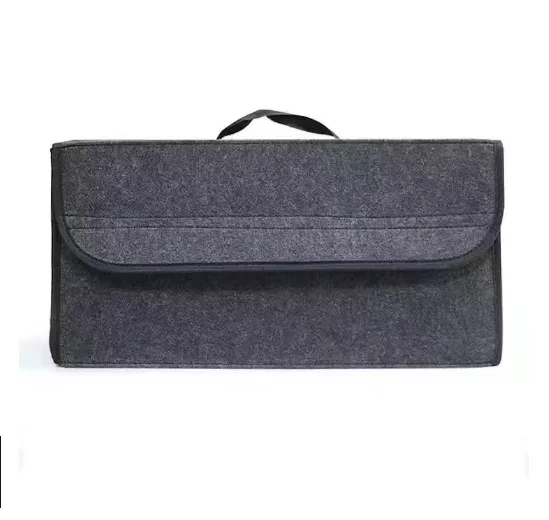 Grau Anti-Rutsch-Fach Boot Storage Organizer Werkzeug Auto Aufbewahrungstasche Kofferraum Organizer Weichfilz