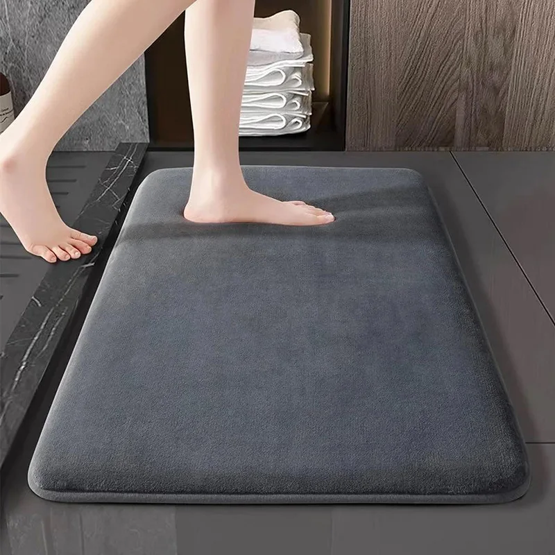 Super Saugfähige Bodenmatte Super Saugfähige Badematte Super Rutschfeste Korallenvelours Badezimmermatte