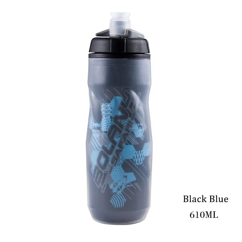 Bolany Bike Wasserflasche 600 ml Mountainbike-Wasserflasche PP5 Wärme- und eisgeschützte Flasche