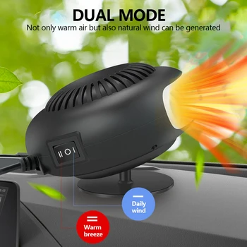12-24V Auto Heizung Fan Auto Windschutzscheibe Anti-beschlag Demister Defroster Baustelle Outdoor Hand Wärmer
