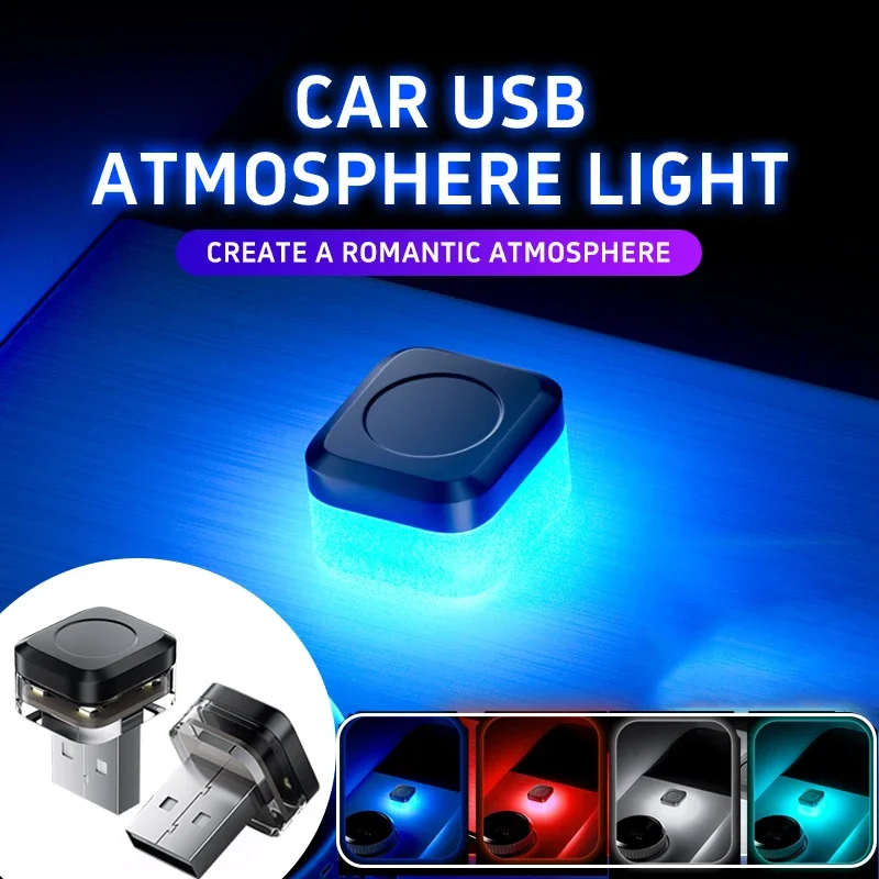 USB Auto Innen Umgebungs Atmosphäre Licht LED Signal Lichter Auto Lesen Lampe Dekorationen Nacht Lichter Innen