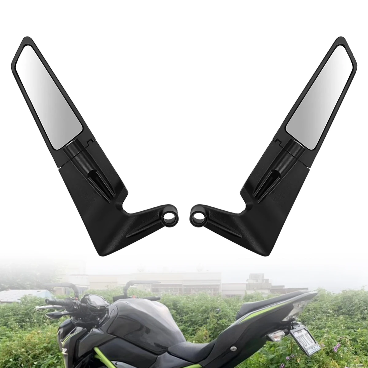 Motorrad Seite Spiegel Für Kawasaki Z1000 Z900 Z800 Z750 Z650 Z400 – Bild 6