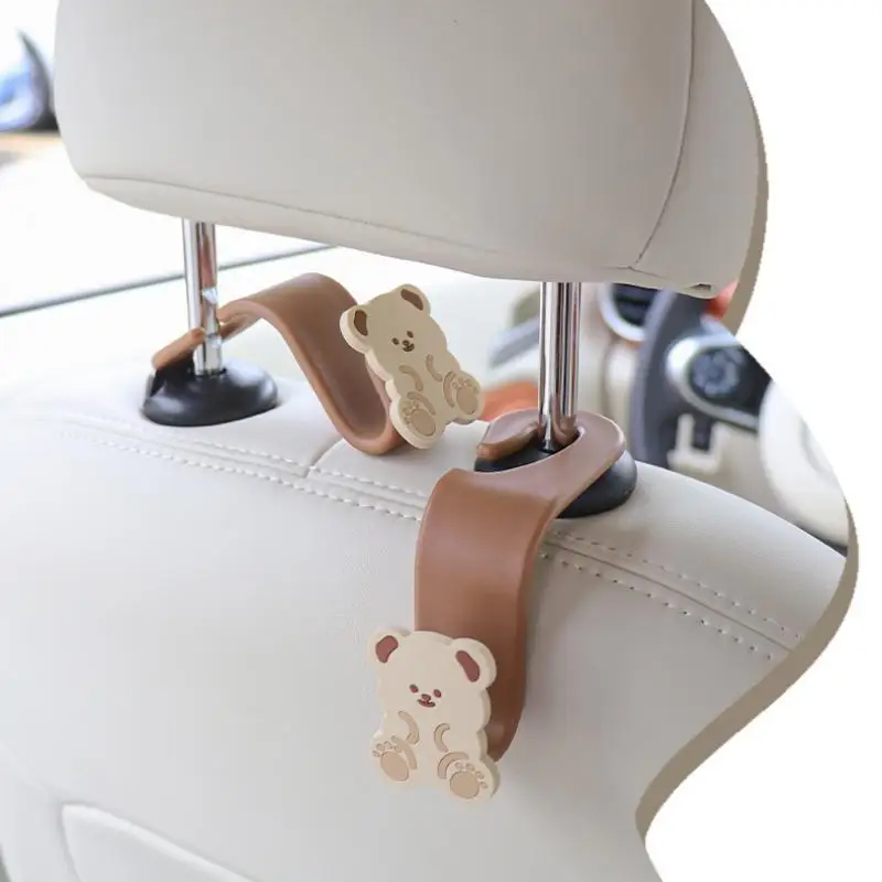 2 niedliche Cartoon-Teddybären, Autositze mit kleinen Haken auf der – Bild 3
