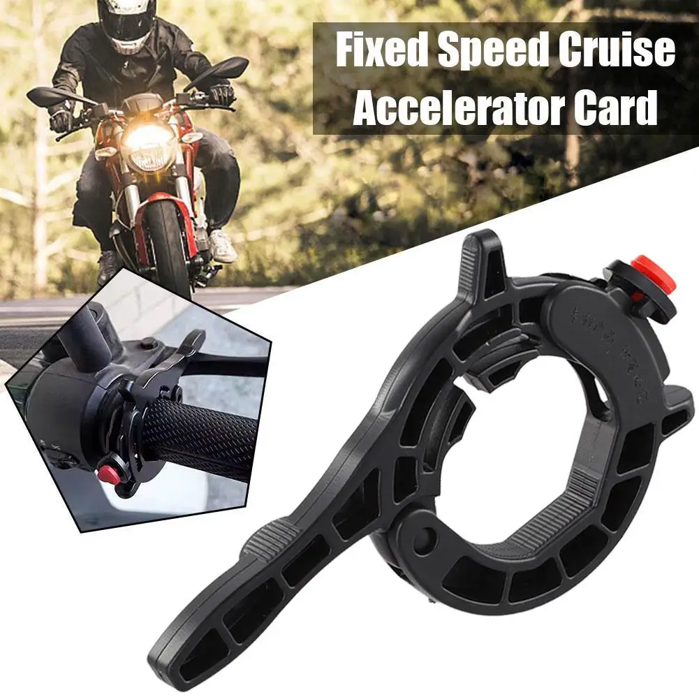 Motorrad Tempomat Gassperre Universal Leichte Hand Grip Lock Clamp – Bild 2