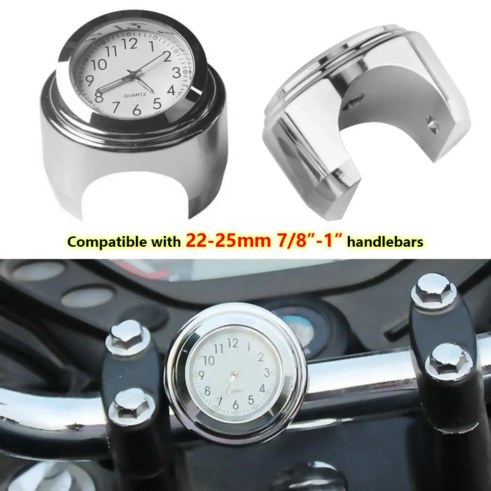 22-25MM Motorrad Uhr Thermometer Temp Gauge Wasserdichte Motorrad – Bild 6