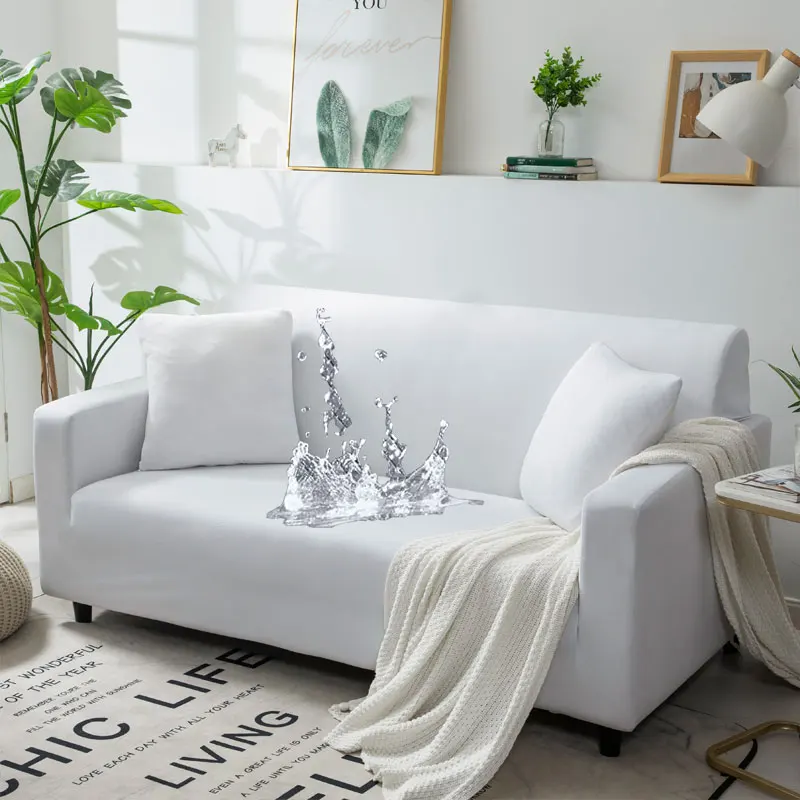 1/2/3/4-Sitzer Wasserdichter Sofa-Überzug, Dehnbarer Ecksofa-Bezug, L-förmiger Sofa-Schutzbezug, Bankbezug aus