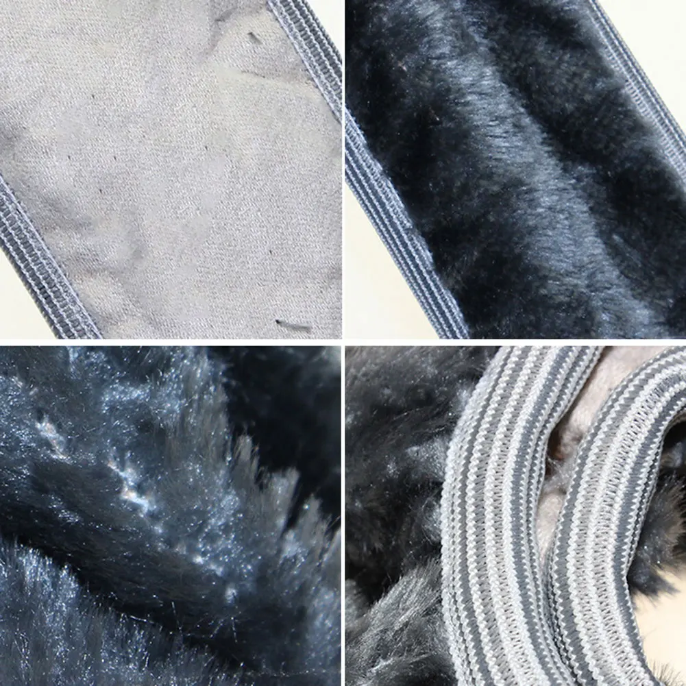 Weiche Plüsch Auto Lenkrad Abdeckung Universal 35-40 cm Winter Warme – Bild 2