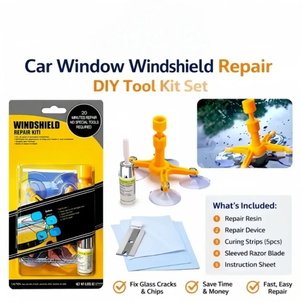 DIY Windschutzscheiben-Reparaturset für Schnelle Reparatur – Bild 4
