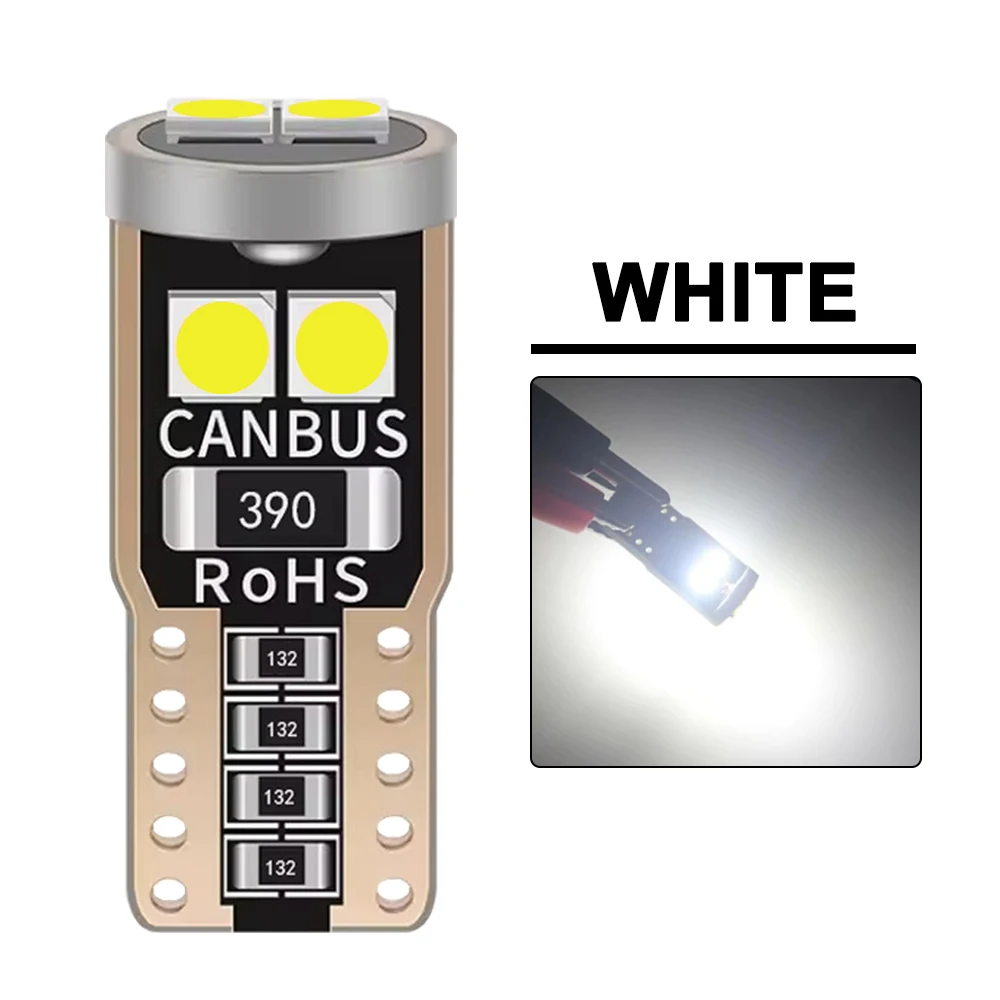 T10 w5w LED-Lampe Canbus Auto Innen kuppel Tür Handschuh fach Kofferraum Nummern schild Lichter 12v 6smd 400lm