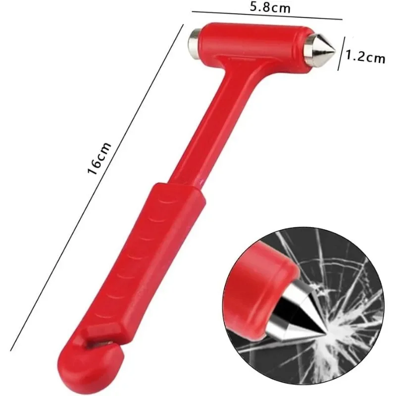 Auto-Sicherheitshammer Notfallhammer Autofensterbrecher Gurtschneider – Bild 4