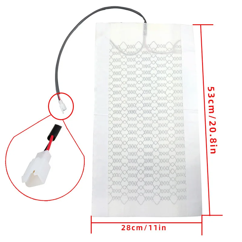 12V Sitzheizkissen, beheizte Sitzmatte, Sitzunterlage, Autoheizung – Bild 5