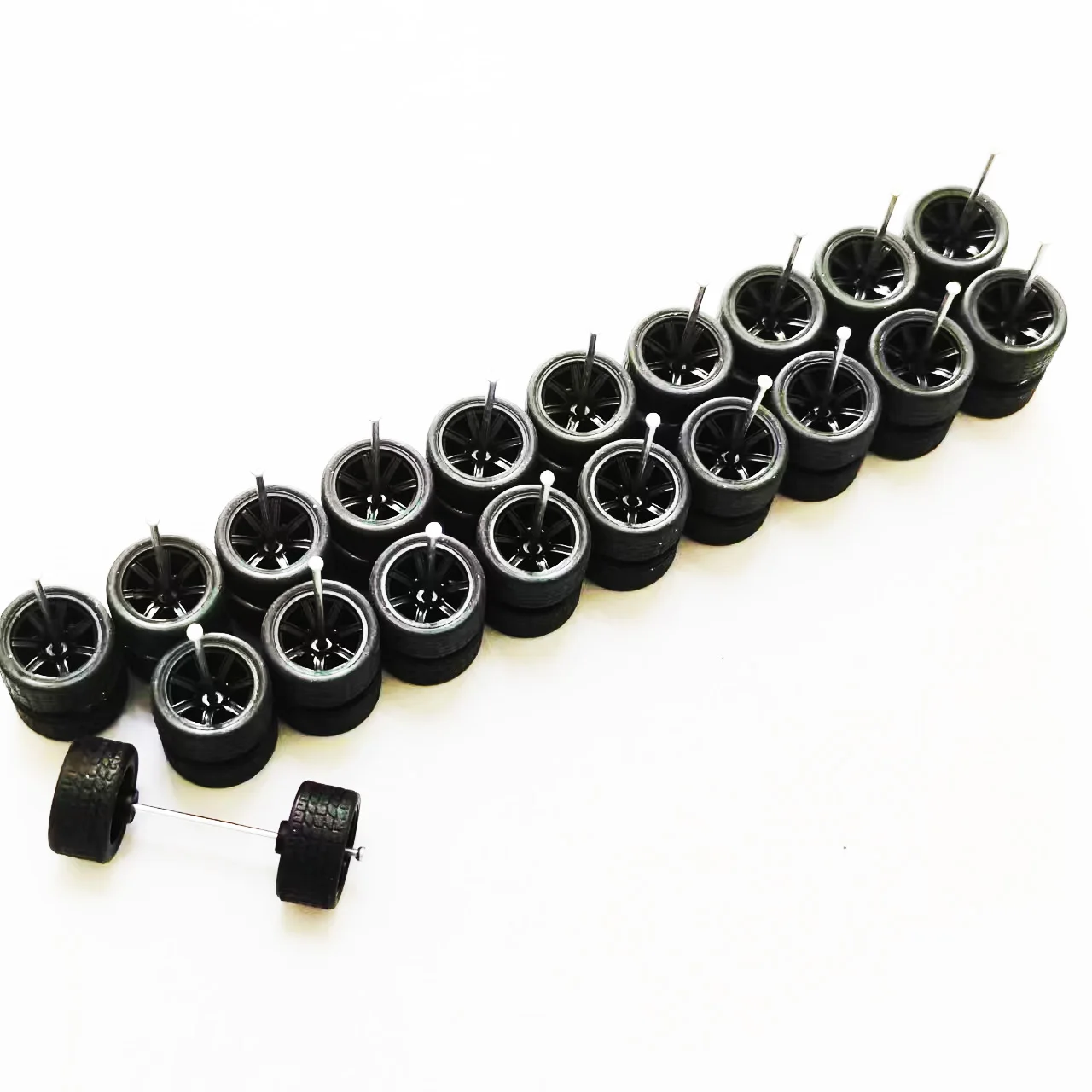 1/64 Legierung Auto Räder Pack Reifen Durchmesser 9,8 mm/11 mm/12 mm/13 mm/14 mm für Hot (10 Stück)
