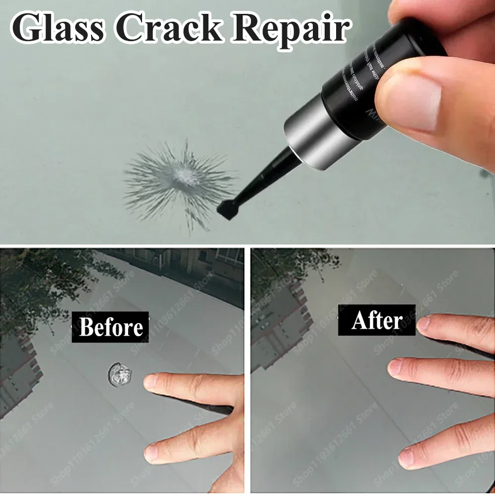 Auto Glas Reparatur Fenster Risse Gone Kit Entfernen Kratzer Automobil – Bild 4