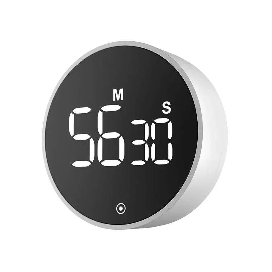 Elektronischer Küchentimer, LED, digitaler visueller Knopf-Timer – Bild 3