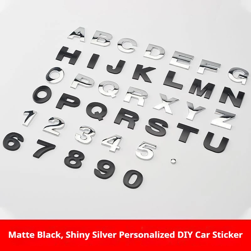 Autoaufkleber 3D Metall Dekorative Autoaufkleber Personalisierte DIY – Bild 6