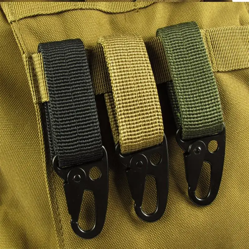 Karabiner Hochfester Nylon-Schlüsselhaken MOLLE Gurtband Schnalle – Bild 2