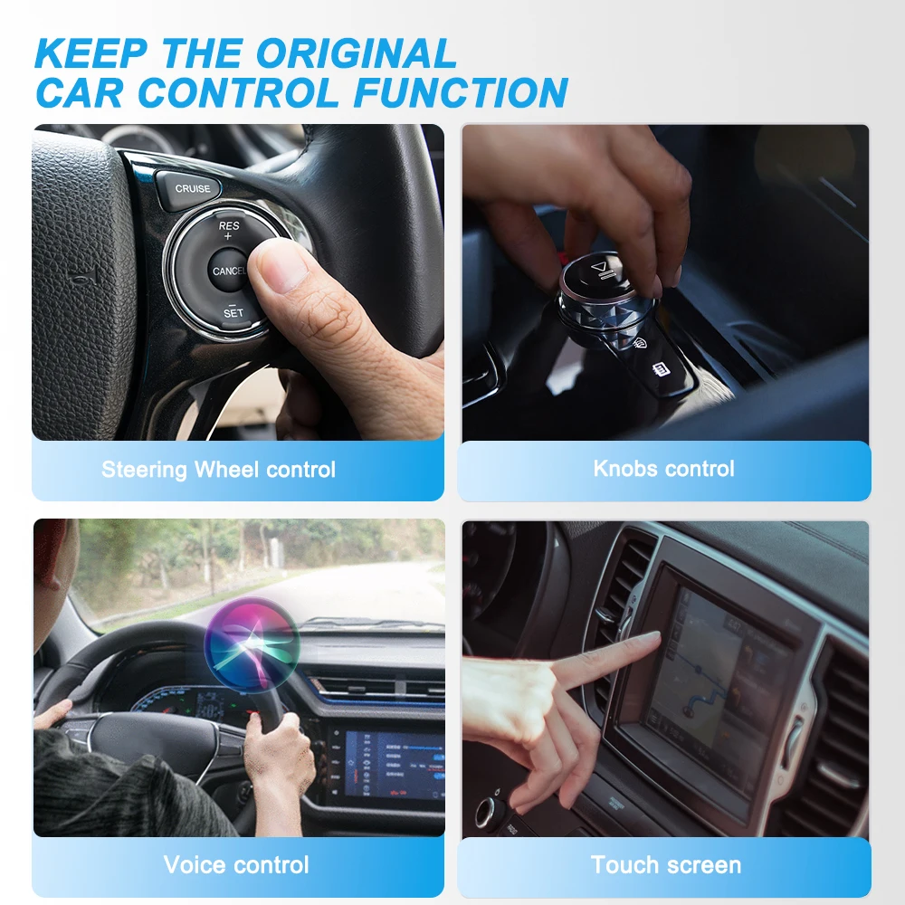 2026 NEU Kabelgebundenes zu Kabelloses CarPlay und Android Auto 2-in-1 – Bild 5