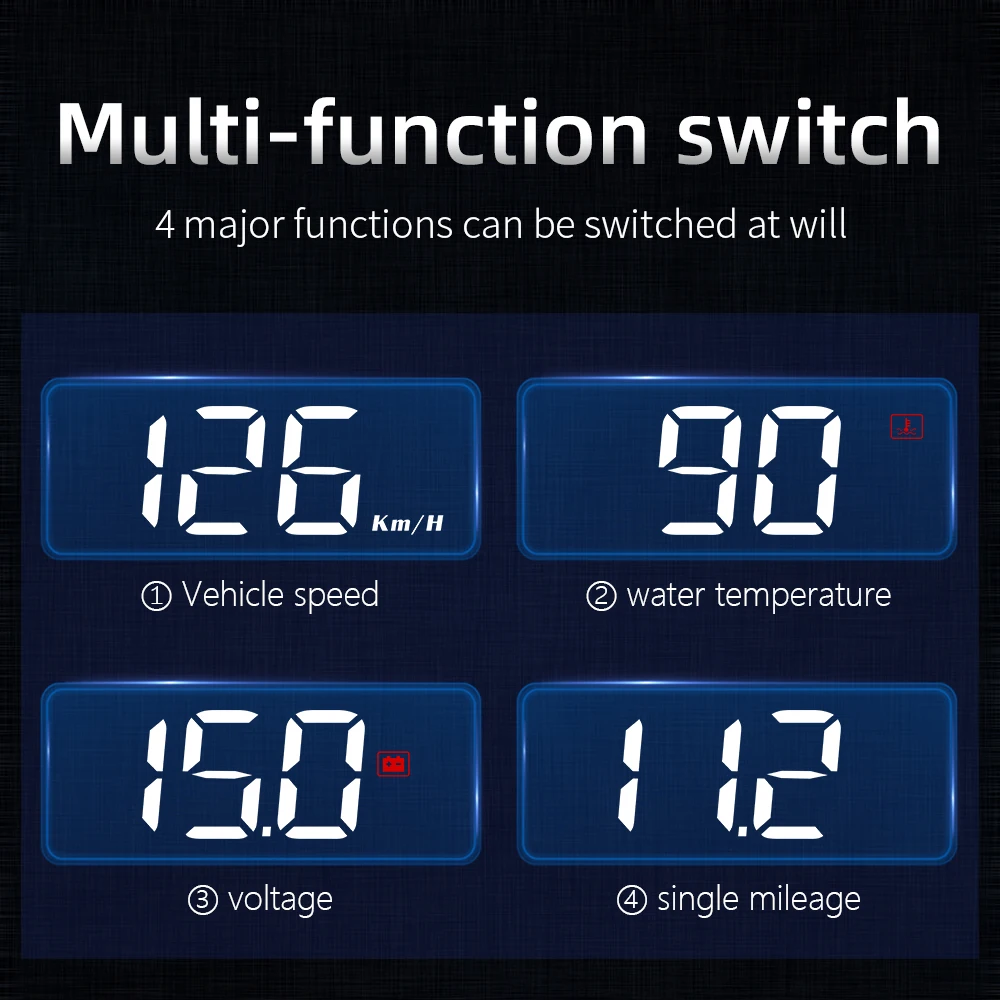 M3 OBD2 M1 GPS HUD Head-Up Display obd2 Computer Auto Geschwindigkeit – Bild 3