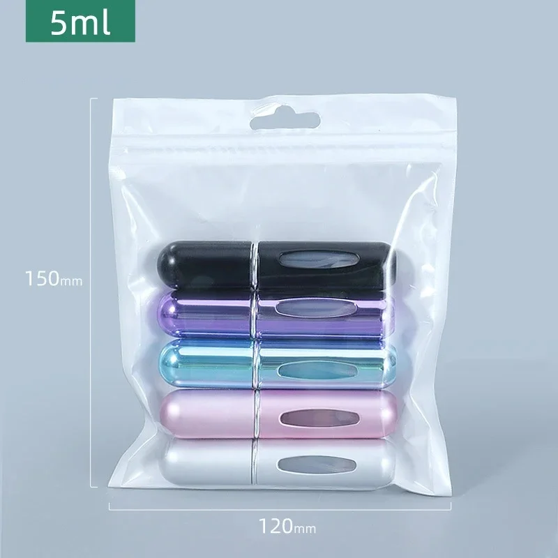 5ml Spray Duft Pumpe Parfüm Flasche Nachfüllbare Spray Zerstäuber Flasche Mini Reise Leere (5 Stück)