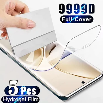 Weiche Hydrogel-Folie für Realme 16 14 15 13 12 11 10 9 Pro Plus Displayschutzfolie für Realme 14 (5 Stück)
