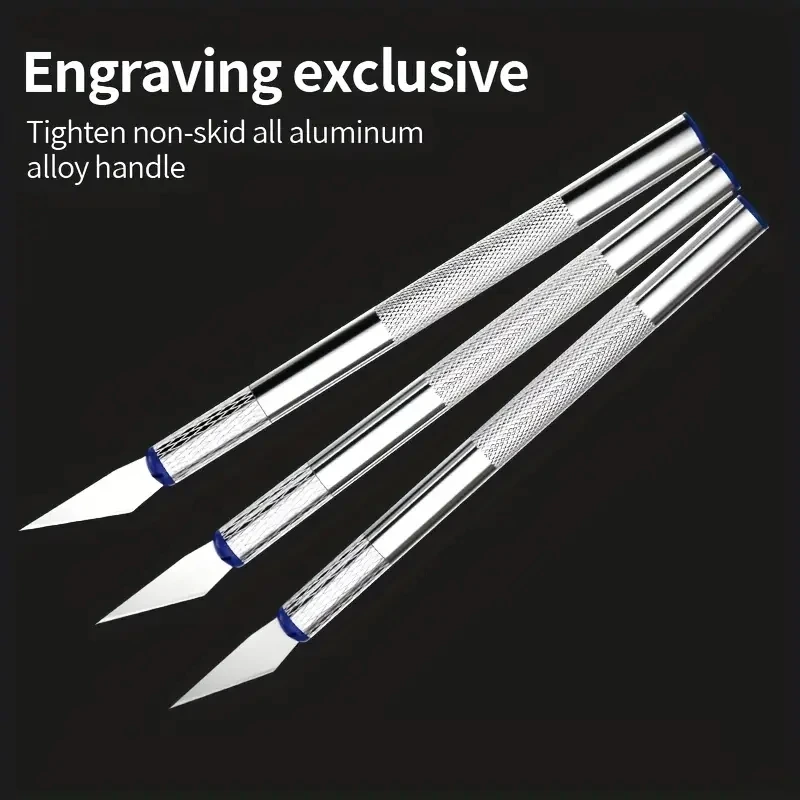 Metall Carving Messer Stift Kunst Dichtung Schneiden (13 Stück) – Bild 5