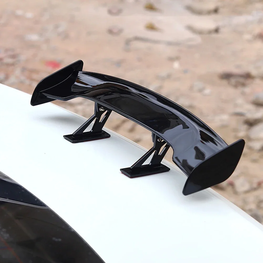 GT Stil Kleine Hinten Stamm Spoiler Flügel Auto Heckspoiler Boot Mini Flügel Modell Dekoration Auto Zubehör