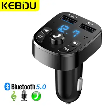 Auto FM Sender Bluetooth 5,0 Aux Freisprecheinrichtung Wireless Car Kit Dual USB Auto Ladegerät Auto Radio FM