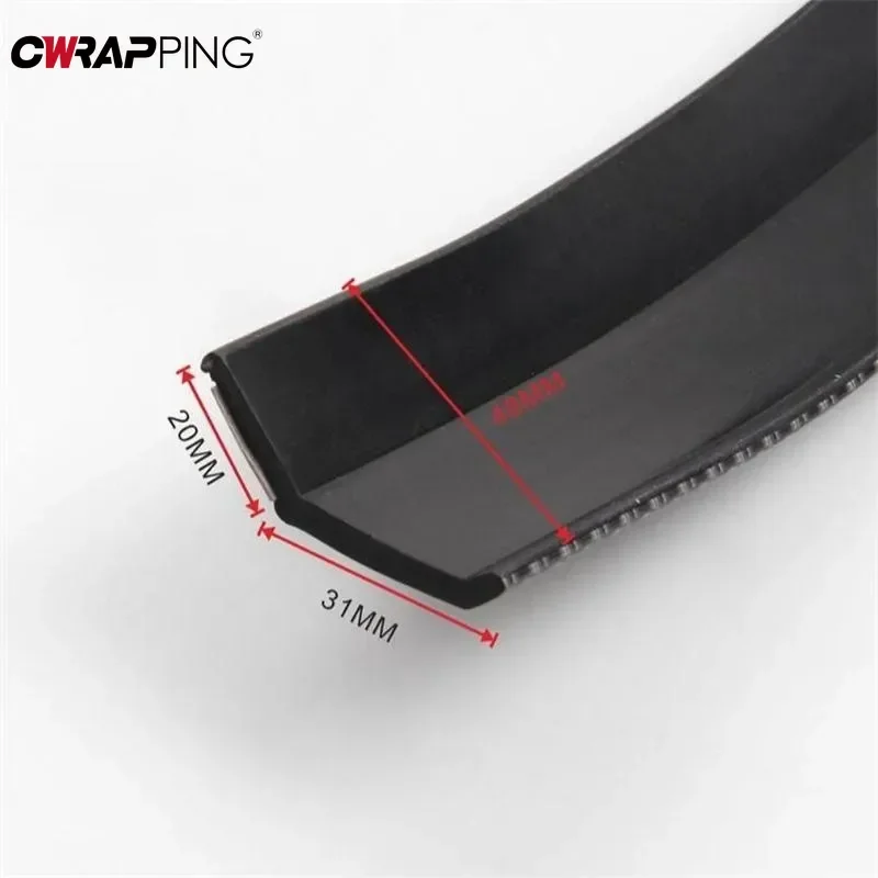 Universal Auto Front Stoßstangen Anti Kollision Streifen Carbon Faser – Bild 6