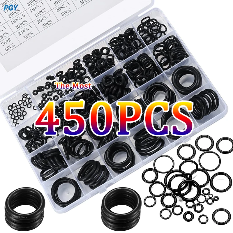 Gummi-O-Ring-Set Dichtungen Nitril-Gummibänder Hochdruck-O-Ringe Reparatur-Kit Dichtungs-Elastikbänder O-Gummi