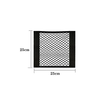 Auto Sitz Zurück Organizer Stamm Net Mesh Tasche Elastische String Net Magie Aufkleber Universal Tragbare