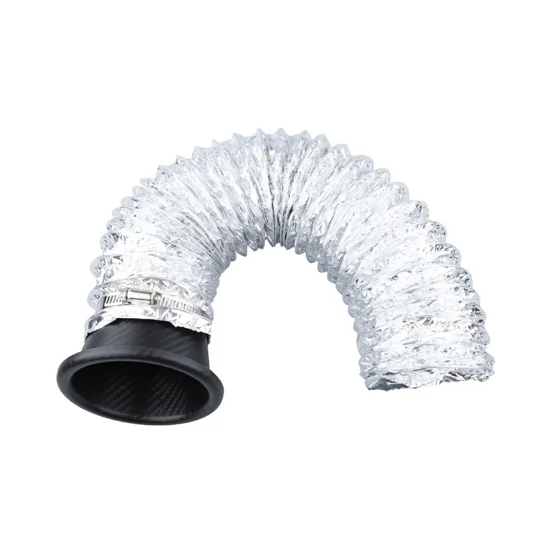 Universal Auto Front Stoßstange Eintritt Air Turbo Lufteinlass Rohr Kit ABS Turbine Einlass Kit Rohr Luft