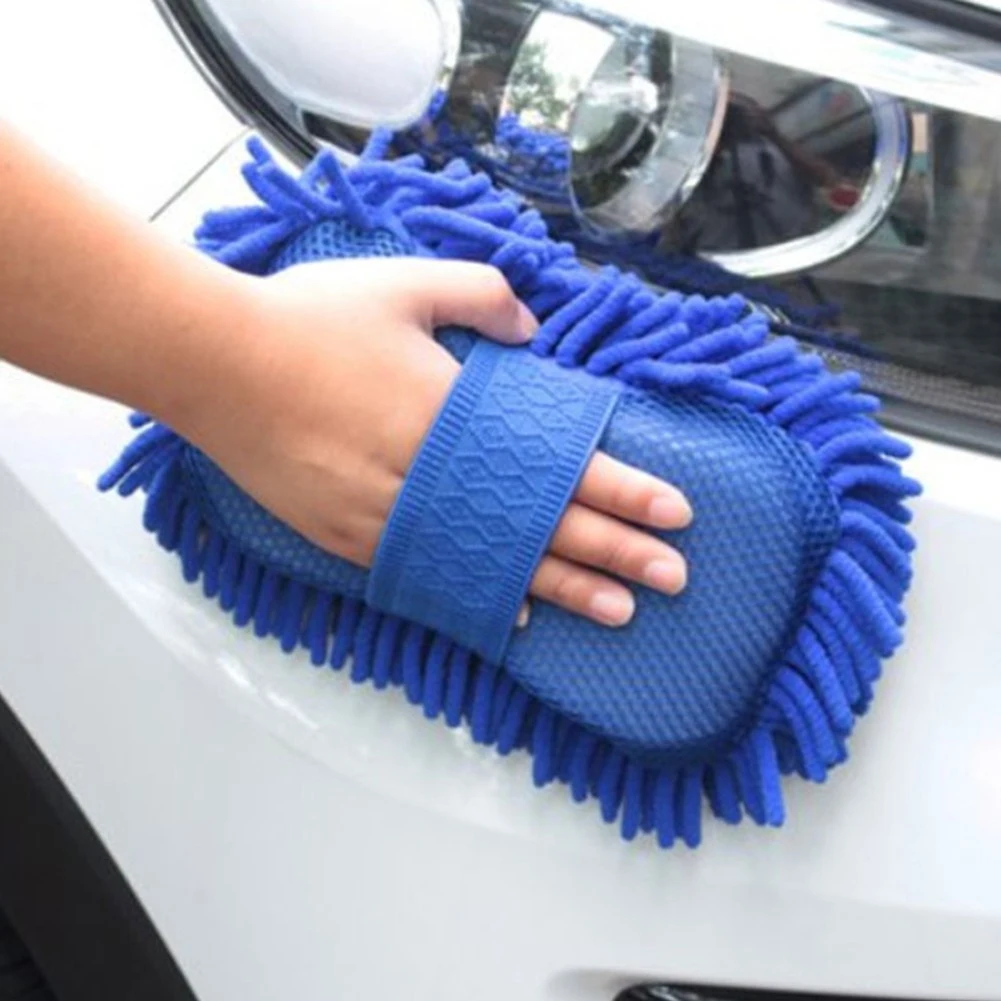Auto Waschen Mikrofaser Chenille Auto Waschen Schwamm Pflege Waschen Pinsel Pad Waschen Handtuch Auto