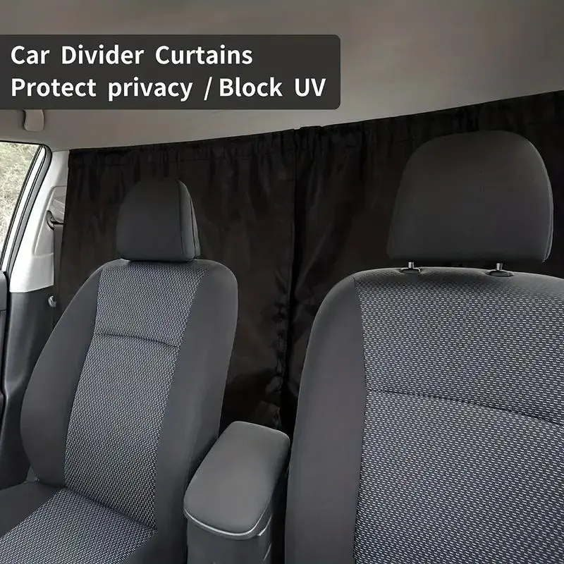 Auto Privatsphäre Vorhänge Sonnenschutz Isolation (2 Stück) – Bild 4